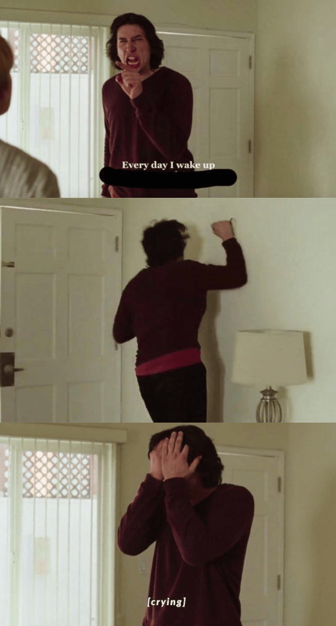 Every Day I Wake Up meme template