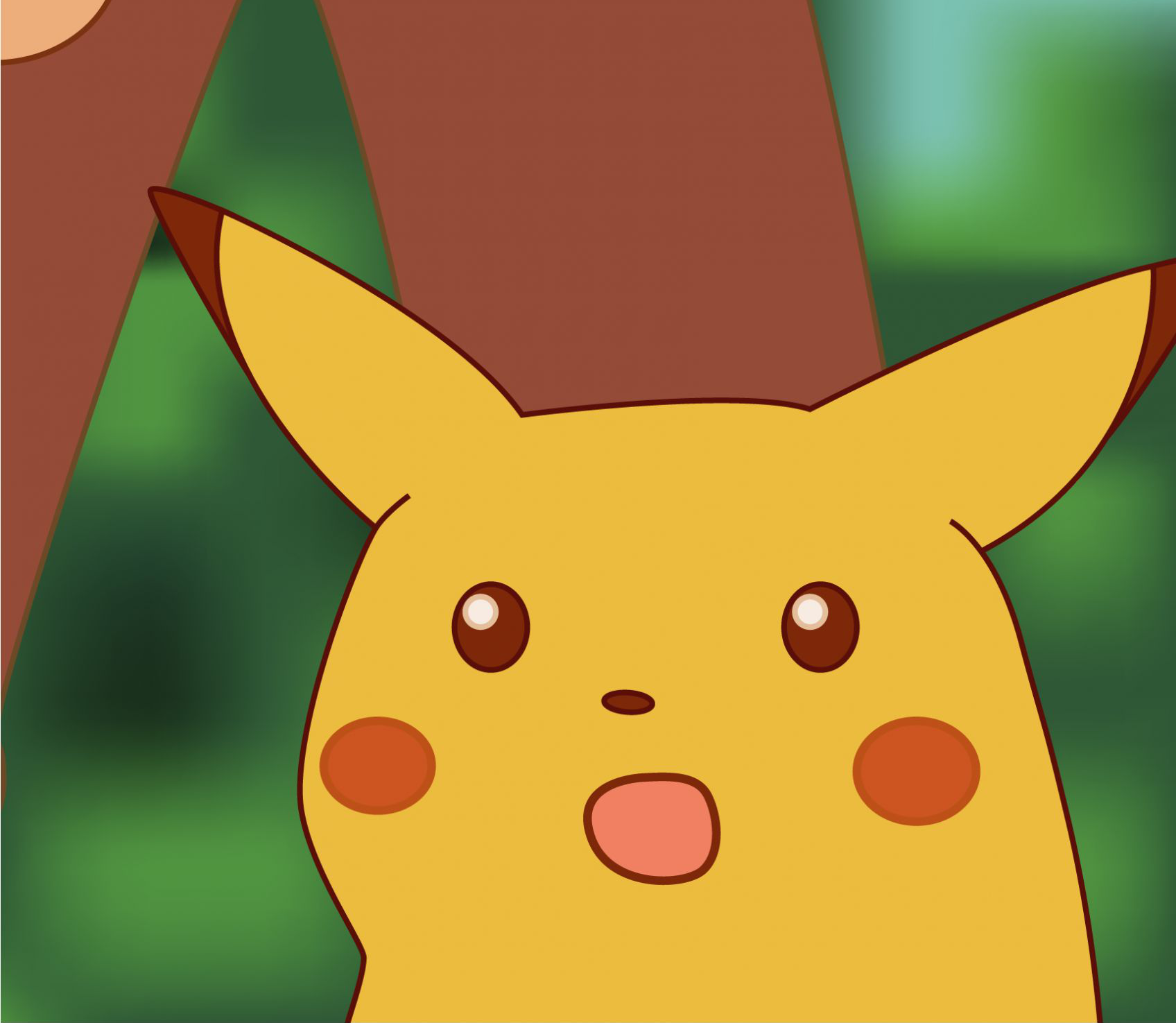 Surprised Pikachu meme template