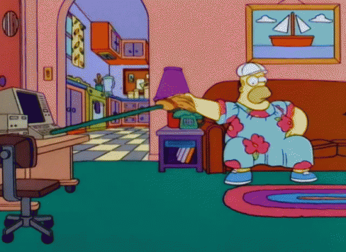 Homer Simpson Muumuu Meme Template